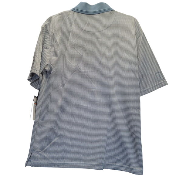 PGA Tour Dry Mens Polo Multicolor Size Medium 100% Polyester Pullover Collar - Picture 2 of 11